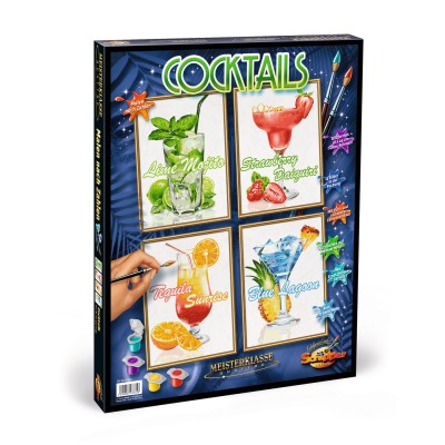Kit pictura pe numere schipper cocktail-uri