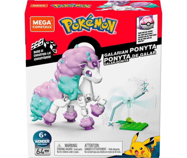 Pokemon mega construx galarian ponyta Pokemon mega construx galarian ponyta