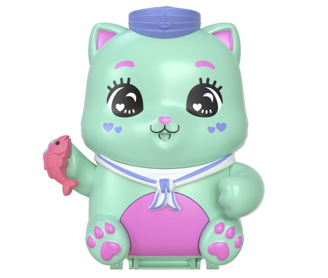 Polly pocket set gentuta animalut pisicuta marinar cu accesorii Polly pocket set gentuta animalut pisicuta marinar cu accesorii