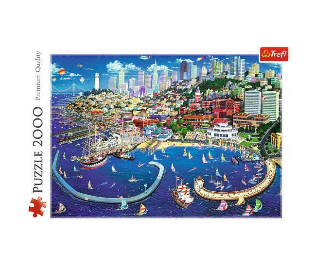 Puzzle trefl 2000 golful san francisco Puzzle trefl 2000 golful san francisco