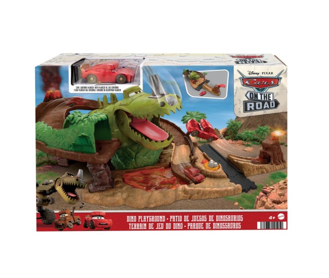 Cars set de joaca dino si masinuta cave fulger mcqueen Cars set de joaca dino si masinuta cave fulger mcqueen