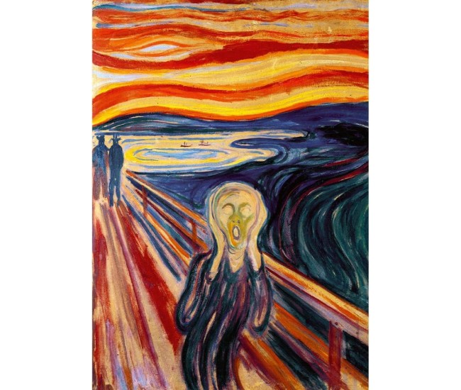 Puzzle trefl 1000 art collection edward munch tipatul Puzzle trefl 1000 art collection edward munch tipatul