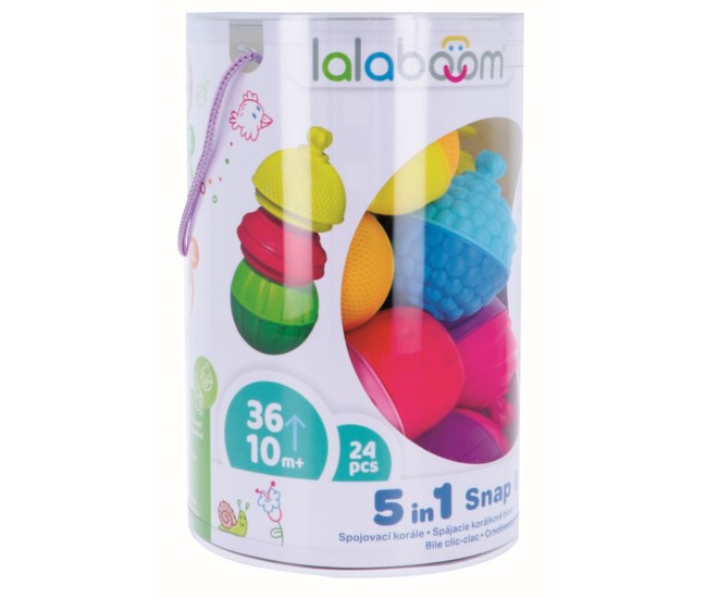 Lalaboom joc de dezvoltare bebe montessori 24 piese Lalaboom joc de dezvoltare bebe montessori 24 piese