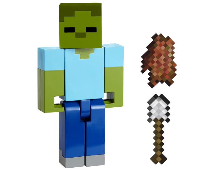 Minecraft craft a block figurina zombi 8cm Minecraft craft a block figurina zombi 8cm