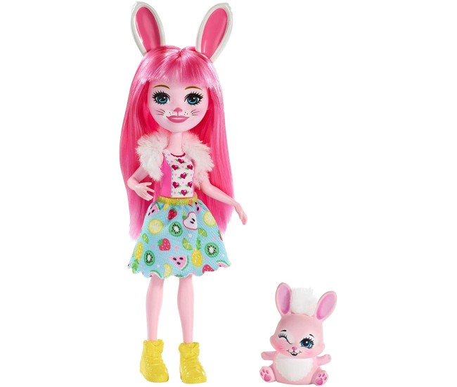 Enchantimals papusi cu animalute bree bunny si twist Enchantimals papusi cu animalute bree bunny si twist