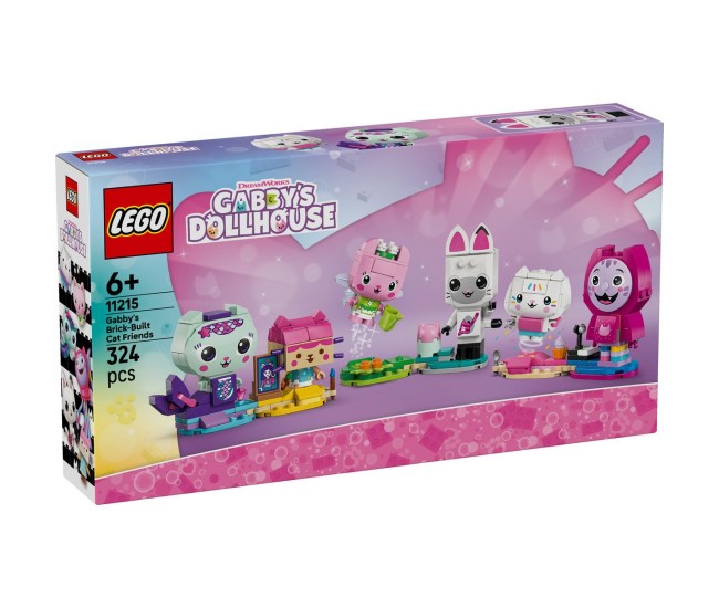 Lego gabbys dollhouse prietenele pisicute din caramizi ale lui gabby 11215