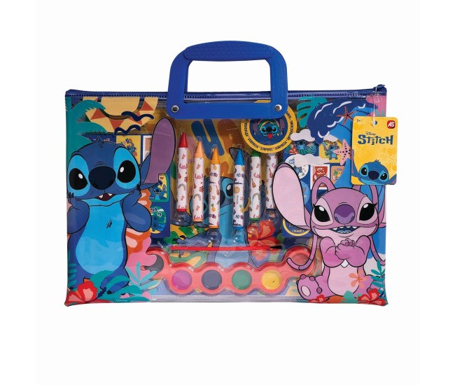 Happi hobbi set pentru pictura in geanta transparenta stitch