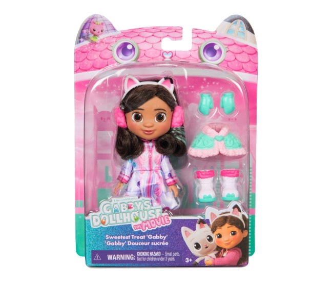Gabbys dollhouse filmul papusa tinuta de iarna cu accesorii Gabbys dollhouse filmul papusa tinuta de iarna cu accesorii