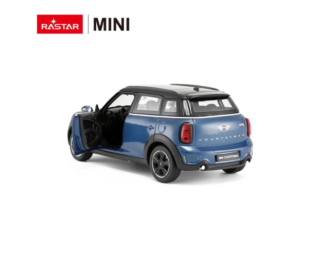 Masinuta metalica minicooper albastru scara 1 la 24 Masinuta metalica minicooper albastru scara 1 la 24