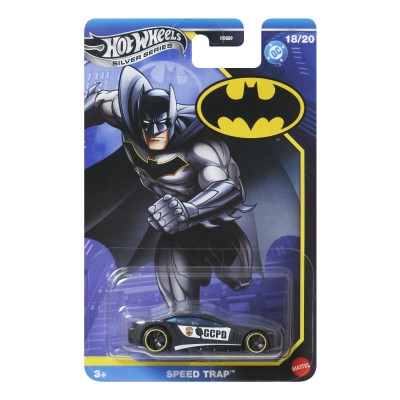 Hot wheels masina metalica tematica batman speed trap scara 1 la 64