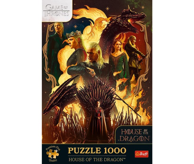 Puzzle trefl 1000 premium plus game of thrones casa dragonului Puzzle trefl 1000 premium plus game of thrones casa dragonului