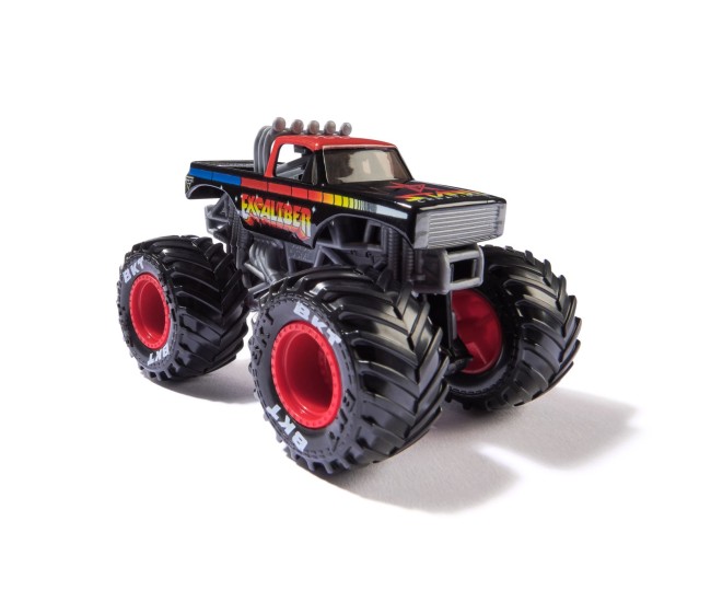 Monster jam masinuta metalica excaliber scara 1 la 64 Monster jam masinuta metalica excaliber scara 1 la 64