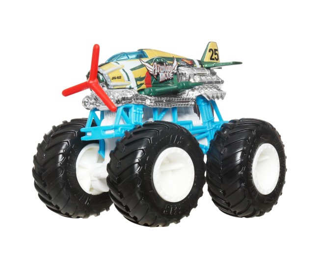 Hot wheels monster truck masinuta airplane mode scara 1:64 Hot wheels monster truck masinuta airplane mode scara 1:64