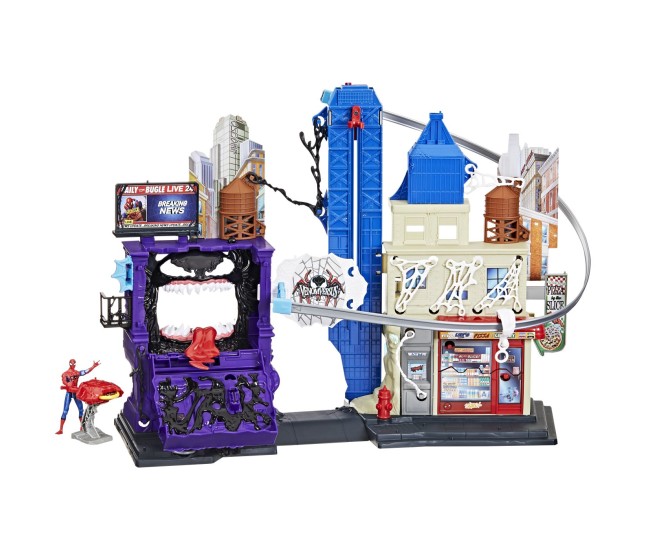 Set de joaca marvel spider man venom versus web city slinging Set de joaca marvel spider man venom versus web city slinging