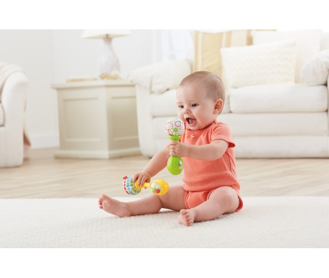 Fisher price set 2 zornaitoare maracas Fisher price set 2 zornaitoare maracas
