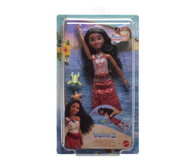 Disney vaiana 2 color change set papusa vaiana innot cu accesorii