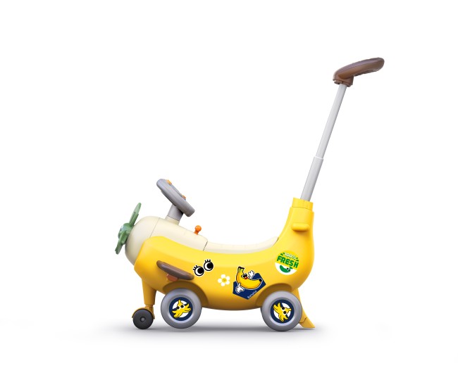 Avion interactiv 4 in 1 ride on si maner de impingere banana Avion interactiv 4 in 1 ride on si maner de impingere banana