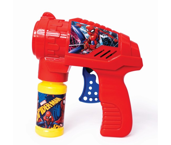 Jucarie pistol de facut baloane spiderman Jucarie pistol de facut baloane spiderman