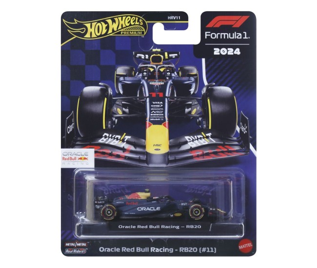 Hot wheels premium real riders formula 1 2024 masinuta metalica oracle red bull racing rb20 numarul 11 scara 1 la 64 Hot wheels premium real riders formula 1 2024 masinuta metalica oracle red bull racing rb20 numarul 11 scara 1 la 64