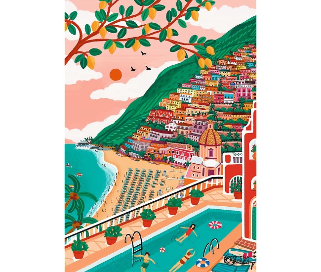 Puzzle trefl 1000 premium plus positano italia Puzzle trefl 1000 premium plus positano italia