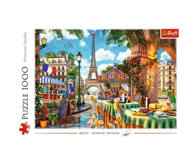 Puzzle trefl 1000 dimineata pariziana Puzzle trefl 1000 dimineata pariziana