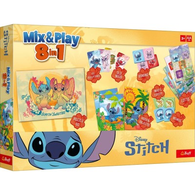 Trefl disney stitch set de jocuri mix and play 8in1 Trefl disney stitch set de jocuri mix and play 8in1