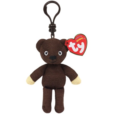Plus breloc ty 8.5cm beanie babies ursuletul lui mr bean Plus breloc ty 8.5cm beanie babies ursuletul lui mr bean