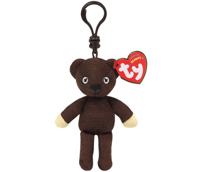 Plus breloc ty 8.5cm beanie babies ursuletul lui mr bean Plus breloc ty 8.5cm beanie babies ursuletul lui mr bean