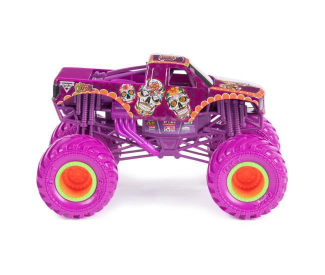Monster jam masinuta metalica calavera scara 1:24 Monster jam masinuta metalica calavera scara 1:24