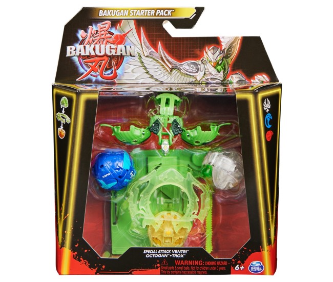 Bakugan starter pack ventri, octogan si trox