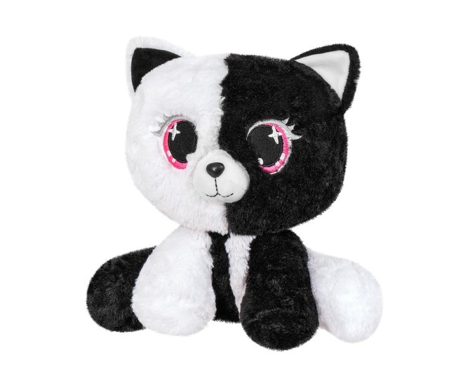 Plus pisica negru cu alb 25cm