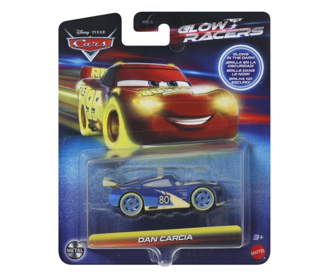Cars glow racers masinuta metalica dan carcia scara 1 la 55 Cars glow racers masinuta metalica dan carcia scara 1 la 55