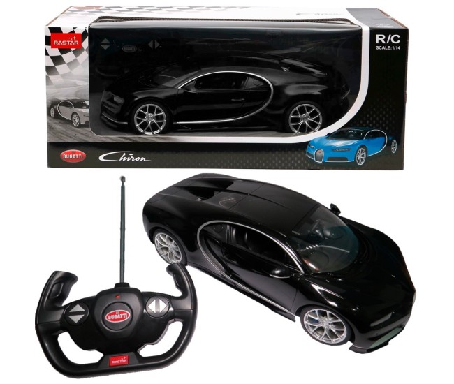Masina cu telecomanda bugatti chiron negru scara 1 la 14 Masina cu telecomanda bugatti chiron negru scara 1 la 14