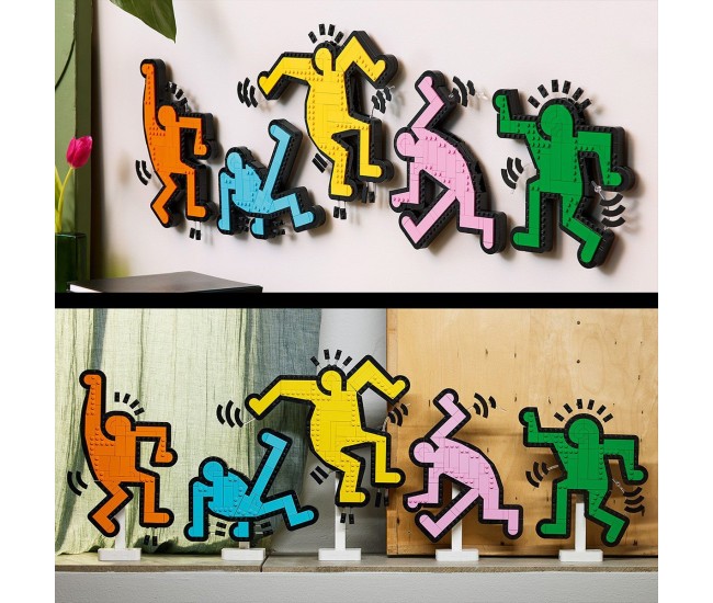 Lego art keith haring figurine care danseaza 31216