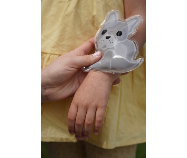 Set 2 pachete gel termic melii model bulldog pisica