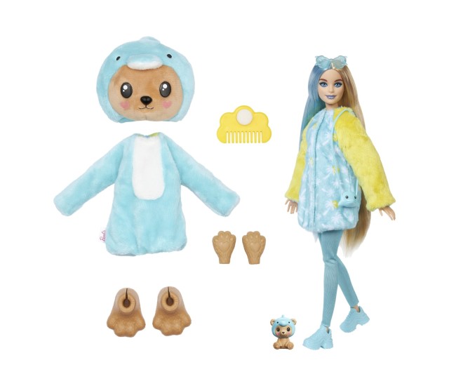 Barbie papusa barbie cutie reveal delfin urs Barbie papusa barbie cutie reveal delfin urs