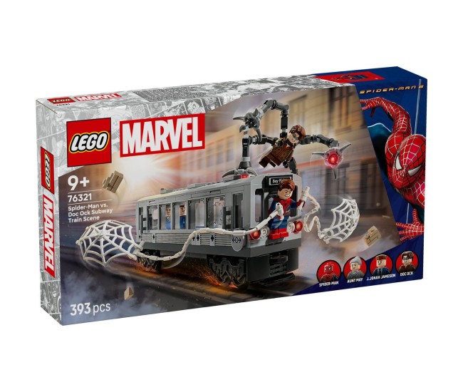 Lego marvel lupta pe acoperisul trenului omul paianjen si doc ock 76321 Lego marvel lupta pe acoperisul trenului omul paianjen si doc ock 76321