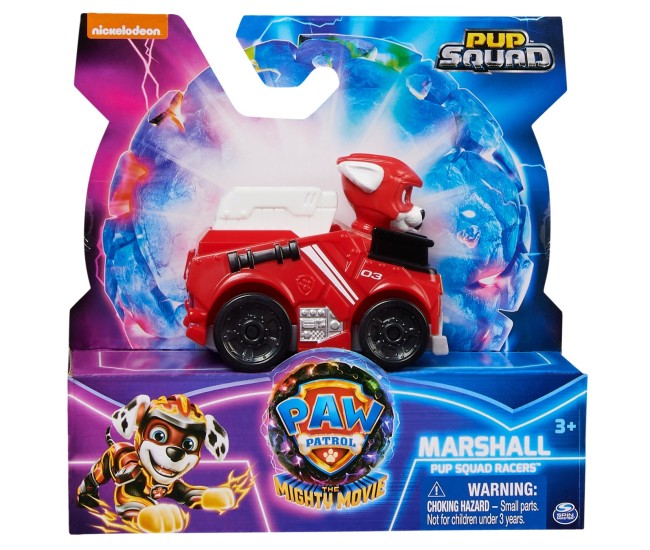 Patrula catelusilor pup squad racers vehicul metalic marshall scara 1:55 Patrula catelusilor pup squad racers vehicul metalic marshall scara 1:55