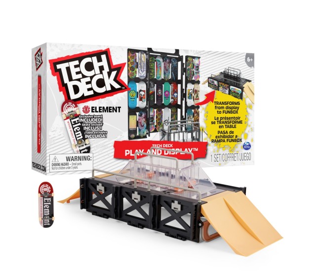 Tech deck pachet vitrina si podium