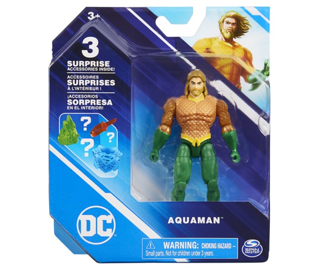 Figurina aquaman 10cm flexibila cu accesorii Figurina aquaman 10cm flexibila cu accesorii