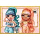 Puzzle trefl 10in1 rainbow high papusile fashion Puzzle trefl 10in1 rainbow high papusile fashion