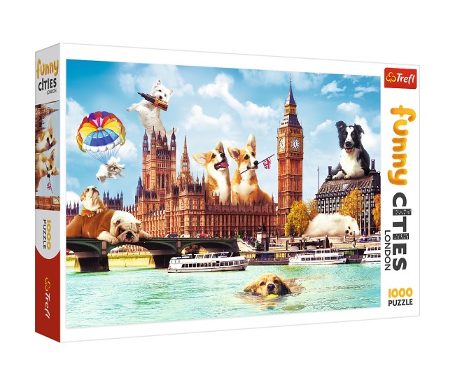 Puzzle trefl 1000 catelusi la londra Puzzle trefl 1000 catelusi la londra