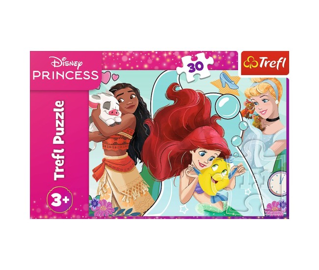 Puzzle trefl 30 disney princess printese frumoase si curajoase Puzzle trefl 30 disney princess printese frumoase si curajoase