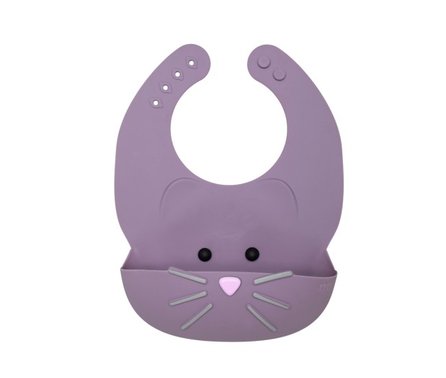 Baveta silicon, melii, model pisica Baveta silicon, melii, model pisica