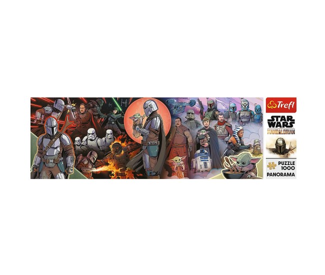 Puzzle trefl 1000 panorama star wars avaneturile mandalorianului Puzzle trefl 1000 panorama star wars avaneturile mandalorianului