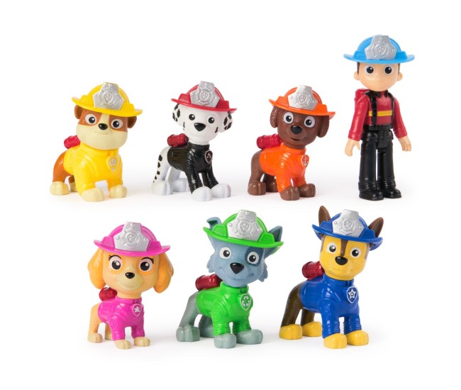 Patrula catelusilor fire rescue set 7 figurine