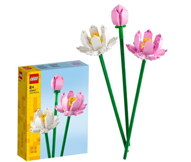 Lego flowers flori de lotus 40647 Lego flowers flori de lotus 40647