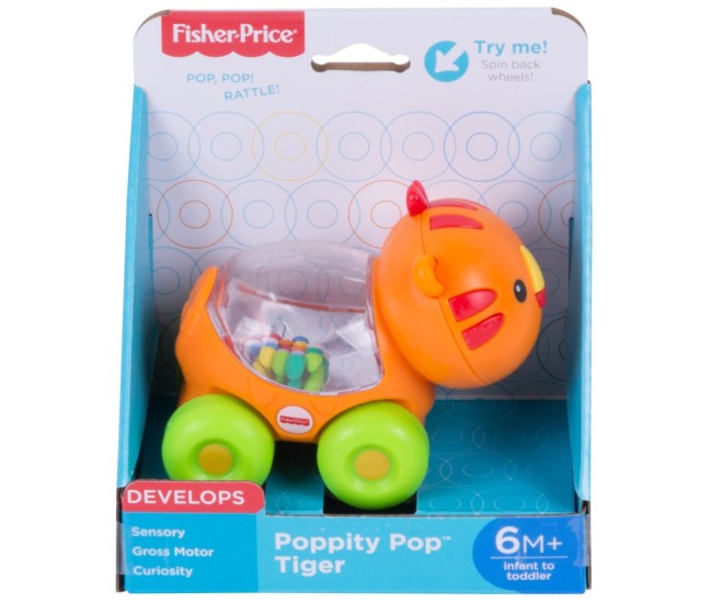 Fisher price jucarie apasa si mergi tigru Fisher price jucarie apasa si mergi tigru