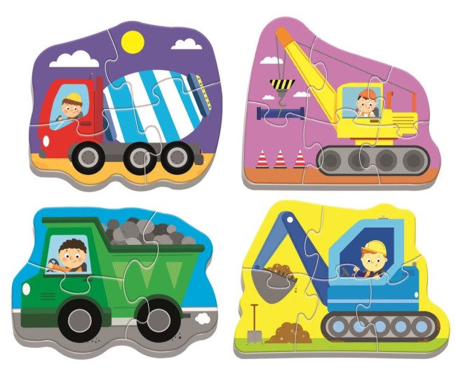 Puzzle trefl baby clasic utilaje la treaba 18 piese Puzzle trefl baby clasic utilaje la treaba 18 piese