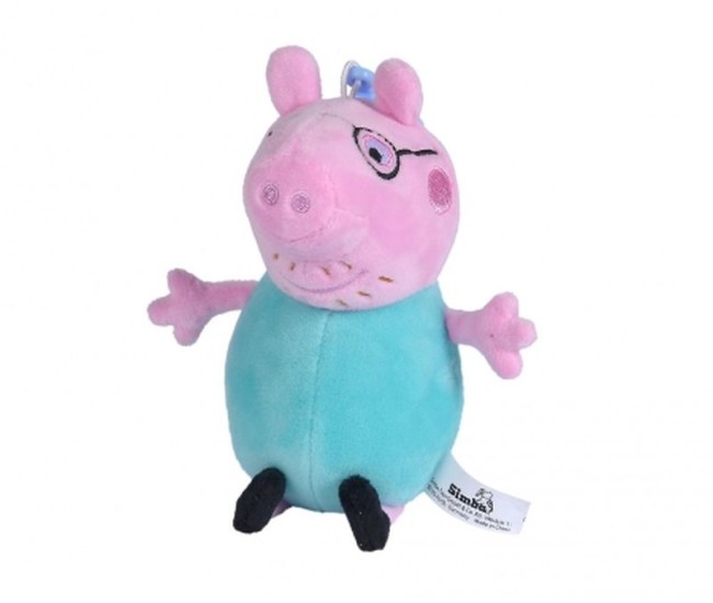 Peppa pig breloc plus daddy pig 10cm Peppa pig breloc plus daddy pig 10cm